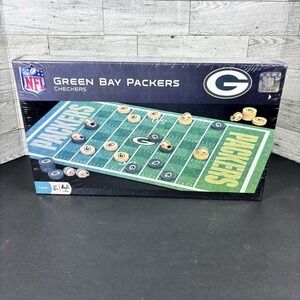 Green Bay Packers Checkers Board Game Family Sealed‎ NFL Official